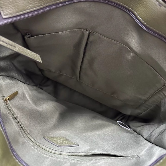 Fossil Camilla Large Olive Green Purse - Picture 6 of 6